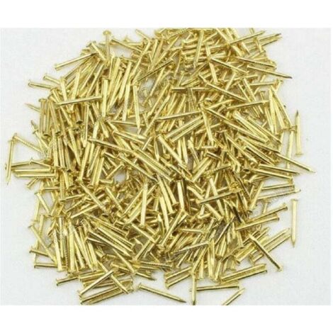 YMYNY Lot de 150 clous plaqués or 16 mm Accessoires pour outils de bricolage -