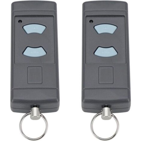 YMYNY Lot de 2 pièces de rechange pour émetteur de garage avec bouton bleu 868 MHz pour HORMANN HSE2-868 HSM4-868 HSE4-868 compatible avec Tubauto HSM4-868 HS4-868