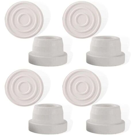 YMYNY Lot de 4 butoirs en caoutchouc pour échelle de piscine, adaptés aux tubes de 4,8 cm de diamètre intérieur, bouchons pour échelle de piscine creusée, accessoires de protection pour revêtement de 