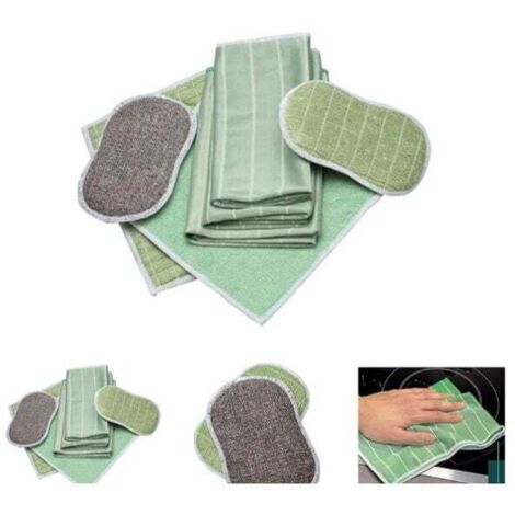 YMYNY Lot de 6 Chiffon Bambou Microfibre pour Vitres Miroirs Carreaux Carrosserie Microfibre Bambou Vitre Ménage Salle de Bain