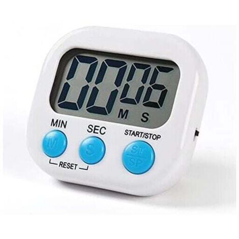 YMYNY Magnetischer Küchentimer mit großem LCD-Display, Timer zum Kochen, Lernen, lautem Alarm und Countdown