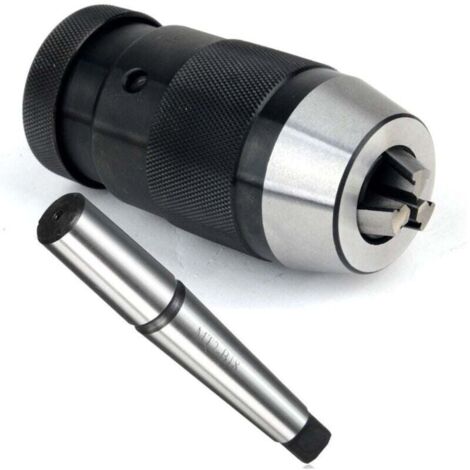 YMYNY Mandrin auto-serrant pour tour, perceuse, colonne, 1-16 mm, fixation B18 + 2 Mt -