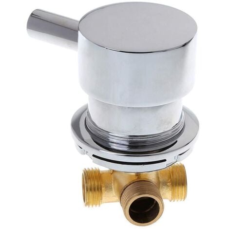 FLYME YMYNY Mitigeur thermostatique de douche,Robinet mitigeur Eau Froide Chaude pour Salle de Bains, G1 / 2mitigeur thermostatique Deux en et Un Robinet pour Salle de Douche