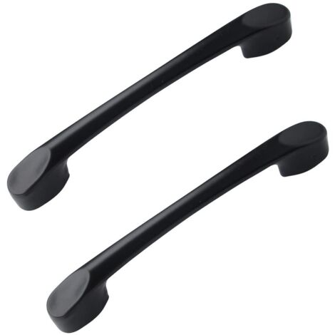 YMYNY Paar schwarze Schubladengriffe, schwarze Küchengriffe, Schubladengriffe, Möbelgriffe, schwarze Küchenschrankgriffe, für Schränke, Schubladen, Küche, Schlafzimmer (schwarz)