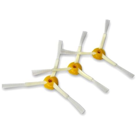 YMYNY Pack de 3 cepillos laterales para Roomba 500, 600 y 700. Kit de 3 cuchillas Repuestos