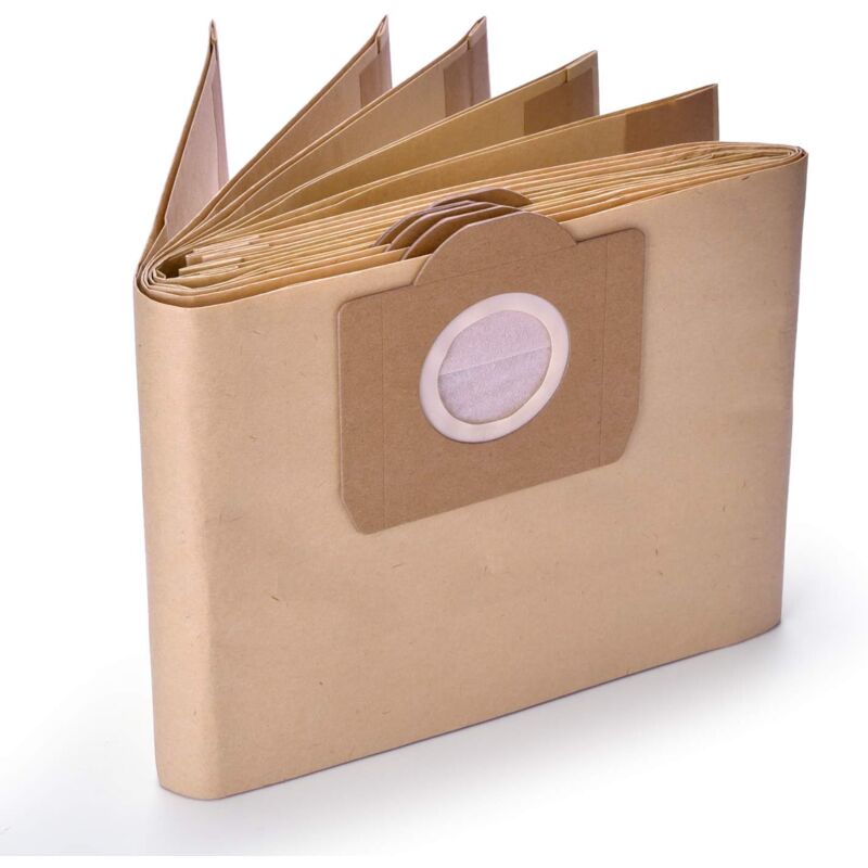 Ymyny - Paquet de 10 6.959-130.0 Dustbag en Papier a 2201/2204/2504 pour Karcher WD3 WD3P Wet & Dry Aspirateur de Remplacement