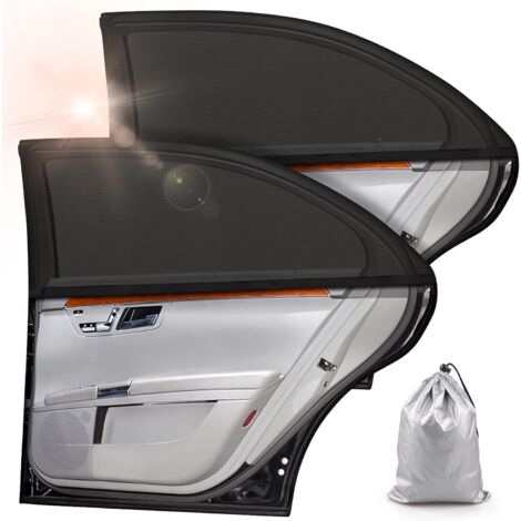 YMYNY Parasol para coche para bebé, 2 unidades, bloquea los rayos UV, compatible con la mayoría de los coches