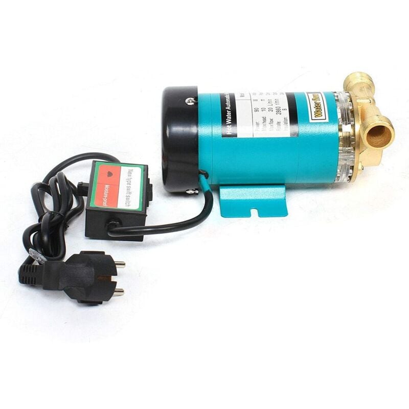 Pompe à eau chaude 230 v, surpresseur de pression pour réseau d'eau domestique, 2850 tr/min, 90 w - Ymyny