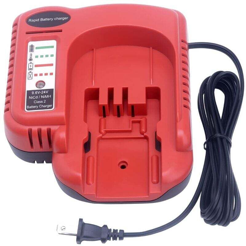 Aiperq - ymyny Pour Black & Decker BDFC240 9.6V-24V Power Tool NiMH NiCd Chargeur de batterie