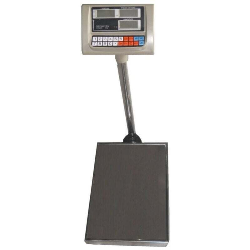 Image of Ymyny - Professionelle elektronische Waage, 100 kg, Digitalanzeige mit Stab -