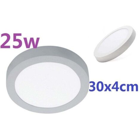 YMYNY Quadratische LED-Deckenleuchte 150 LEDs, Leistung 25 W, weißes Licht 250 W - Rund Naturweiß -