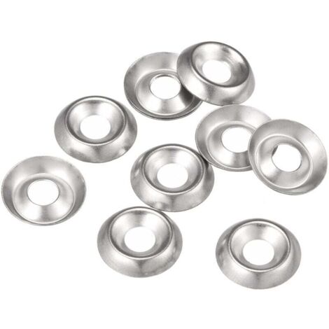 YMYNY Rondelle Cuvette Tasse Rondelle Fraisé 8 304 Inox Acier pour Vis Boulon 100pcs