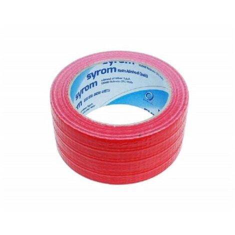 YMYNY Rotes Klebeband, 50 mm x 25 m, extra stark, wasserfest, für Abdichtungen und Reparaturen