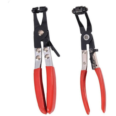 YMYNY Schlauchschellenzange, Rohrschellen, Flachband, Auto, 45°, 210mm -