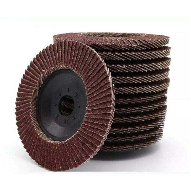 Image of YMYNY Schleiffächerscheiben-Set, 115 mm, Körnung 40, 10 Stück