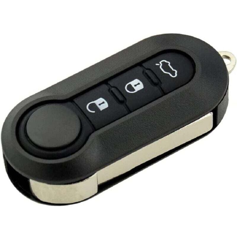 Image of Schlüsseletui, Gehäuseabdeckung für 3-Tasten-Autoschlüssel, kompatibel mit Fiat Lancia – - Ymyny
