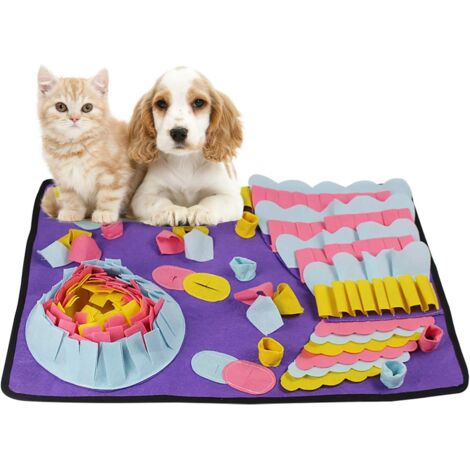 YMYNY Schnüffelmatte für Hunde, Futtermatte für Haustiere, Hunde, Puzzle-Spielzeug, Welpen-Trainingsmatte