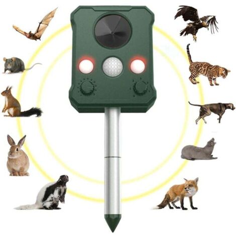 YMYNY Solar Ultraschallvertreiber, Solar Maulwurfvertreiber für Tiere, Solar Repeller, IP65, Ultraschallvertreiber, Ultraschall Tiervertreiber für Garten, Anti Maus Anti Tier