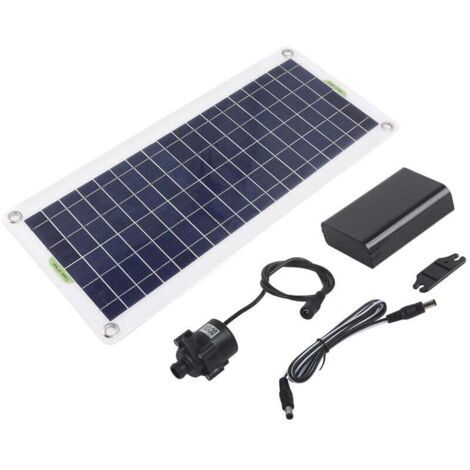 YMYNY Solar-Wasserpumpen-Kit, 30 W, Polysilizium-Solarpanel, Springbrunnen-Pumpen-Kit für sonnenbetriebene Springbrunnen, Teiche, Hydrokulturgärten