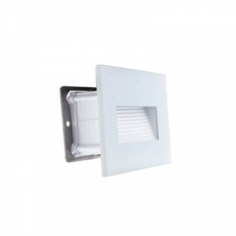 YMYNY Spot LED encastré 4 W pour boîtier 503, 3 000 K/4 000 K, cadre en verre IP65 - Blanc chaud