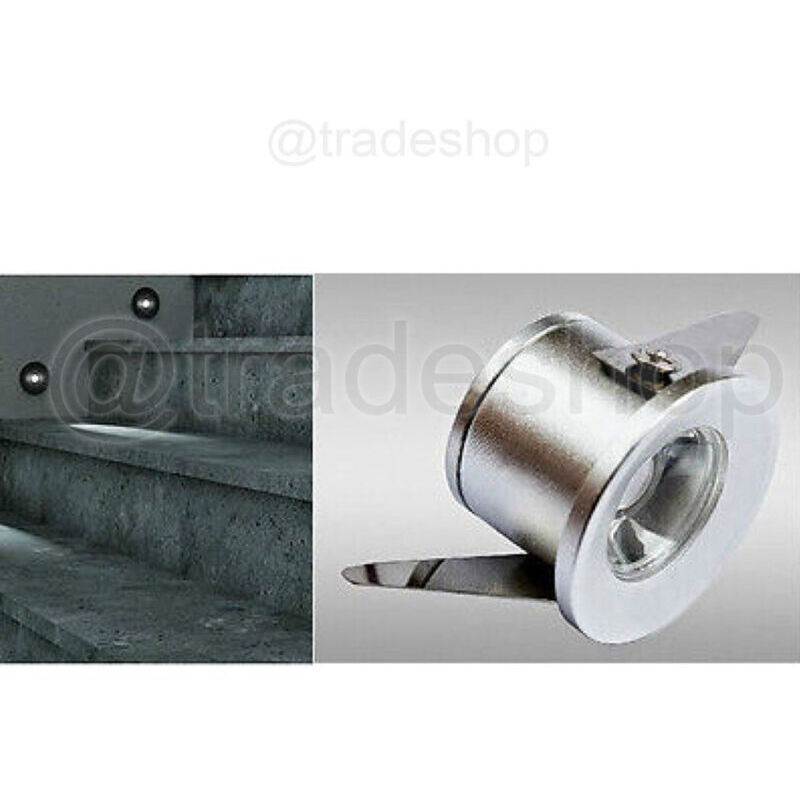 Spot led encastré pour escaliers, 1 w, 220 v, lumière froide et chaude - Blanc froid - Ymyny