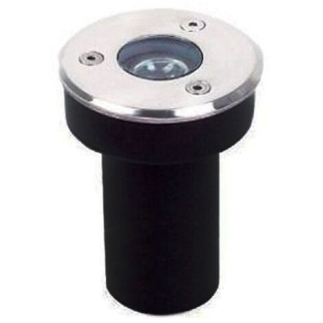 YMYNY Spot LED rond encastrable au sol 1 W, blanc froid et blanc chaud - Blanc chaud -