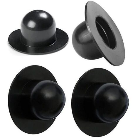 YMYNY Support de tube pour accessoires de piscine  noir 4 pièces
