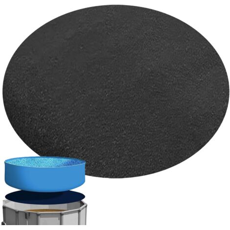 Ymyny – Tapis de sol rond pour piscine 3,7 m – Géotextile résistant aux perforations, UV et déchirures – Installation rapide et facile