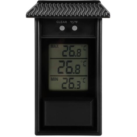 YMYNY Thermomètre Électronique Extérieur Thermomètre Extérieur Thermohygromètre Élect