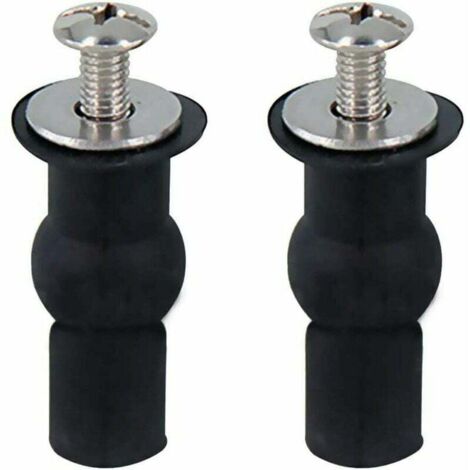 YMYNY Toilettensitz-Scharnierbefestigungen, Toilettensitz-Befestigungszubehör, passend für alle Toiletten (18 mm)