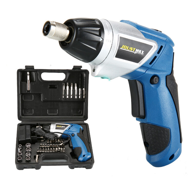 Tournevis sans fil 4 v - 42 embouts de vis, porte-embout magnétique, câble de chargement et sac de rangement inclus - Ymyny