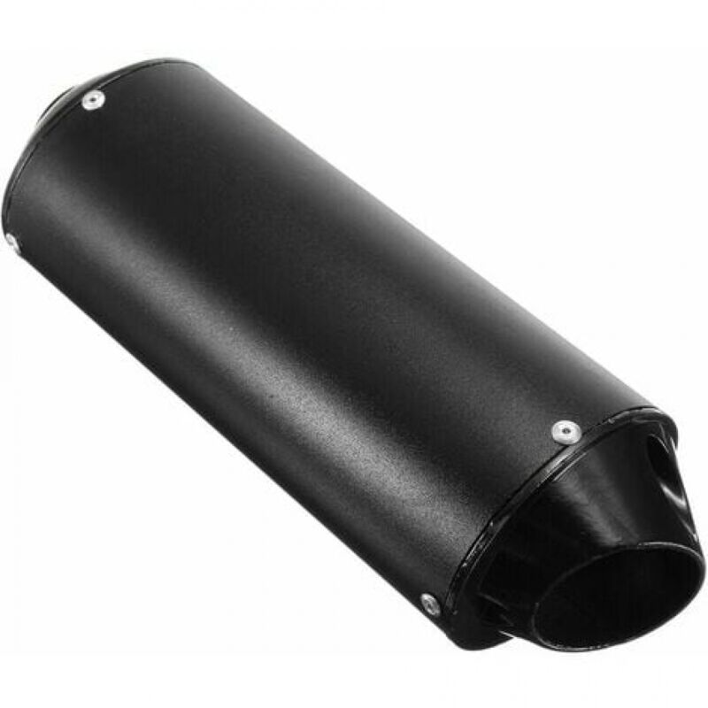 Ymyny - Tuyau d'échappement de silencieux en aluminium id 28mm pour 90cc 110cc 125cc 150cc 4 temps noir (noir, 1x)