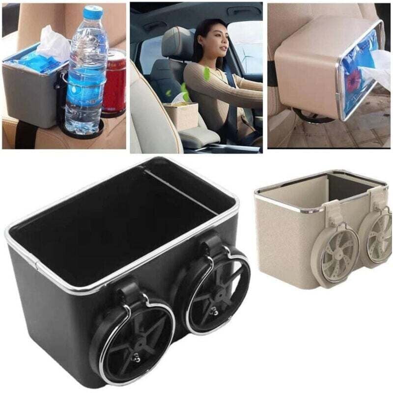 Image of YMYNY - Universal-Armlehnen-Organizer fürs Auto mit Getränkehalter -