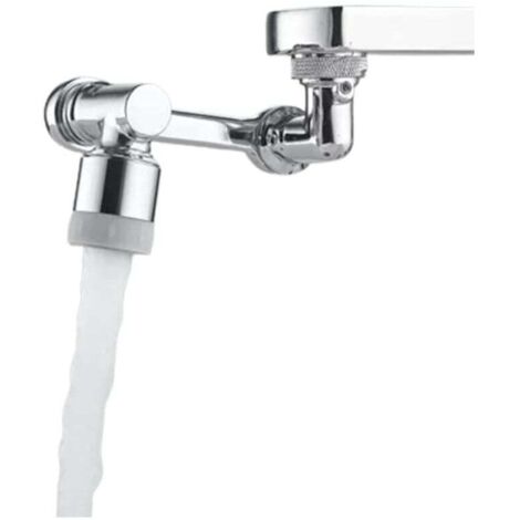 YMYNY Universal-Wasserhahnbelüfter, 1080° drehbarer Weitwinkel-Roboterarm, Wasserhahndüsenadapter, Küchenhahnverlängerung, Wasserhahnbelüfter