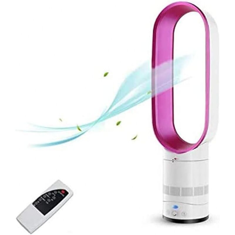 Ventilateur tour de 16 pouces, ventilateur sans feuilles avec minuterie de 0,5 à 2 heures, ventilateur de refroidissement naturel confortable pour la