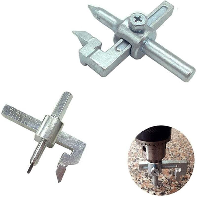 Image of Verstellbarer runder Fliesenschneider-Bohrer, runder Gravierer, Heimwerker – - Ymyny