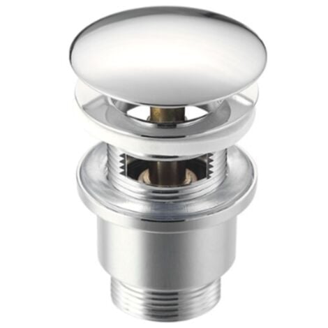 YMYNY Waschbecken- und Bidetablauf mit Überlauf, Pop-up-Ablaufgarnitur für Waschbecken 1" 1/4, Ablaufventil, Universalablauf mit Loch für Waschbecken und Spülbecken