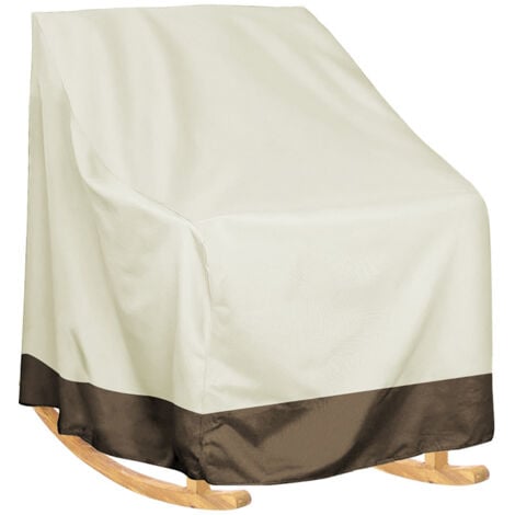 YMYNY Wasserdichte Abdeckung für einen einzelnen Schaukelstuhl für den Innenhof im Freien, Abdeckung für Gartenmöbelhocker, schmutzabweisend und staubdicht, 70 × 83 × 99 cm
