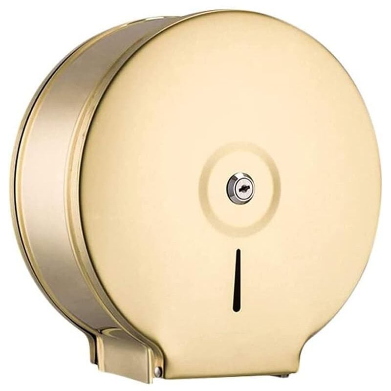 YMYNY WC Suspendu Porte-Papier en Laiton Rouleau de Papier Toilette Porte, Bronze brossé