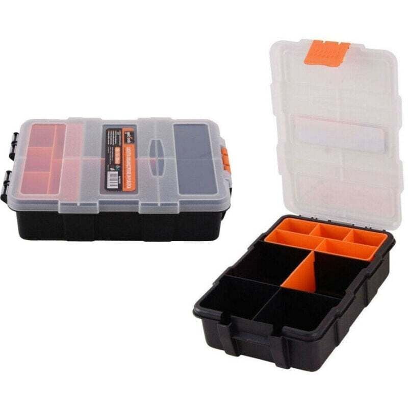 Image of Ymyny - Werkzeugkasten und Kleinteile-Organizer-Koffer 220 x 155 x 60 mm 9 Fächer -