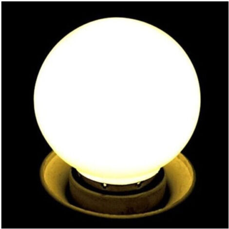 YMYNY Wisdom - Ampoule LED Wisdom Miniglobe E27 1w en vert bleu rouge froid chaud - Blanc chaud -