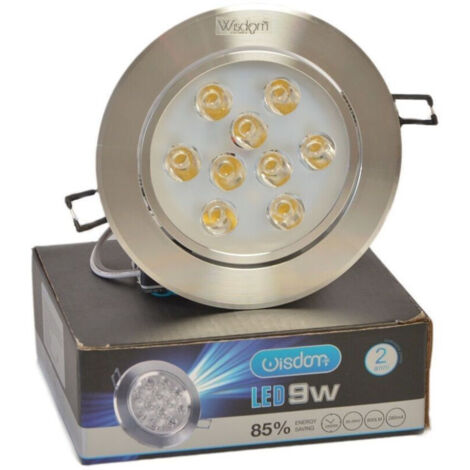 YMYNY Wisdom - Spot LED encastrable orientable Wisdom 9w Lumière chaude et froide Placoplatre - -Blanc chaud -
