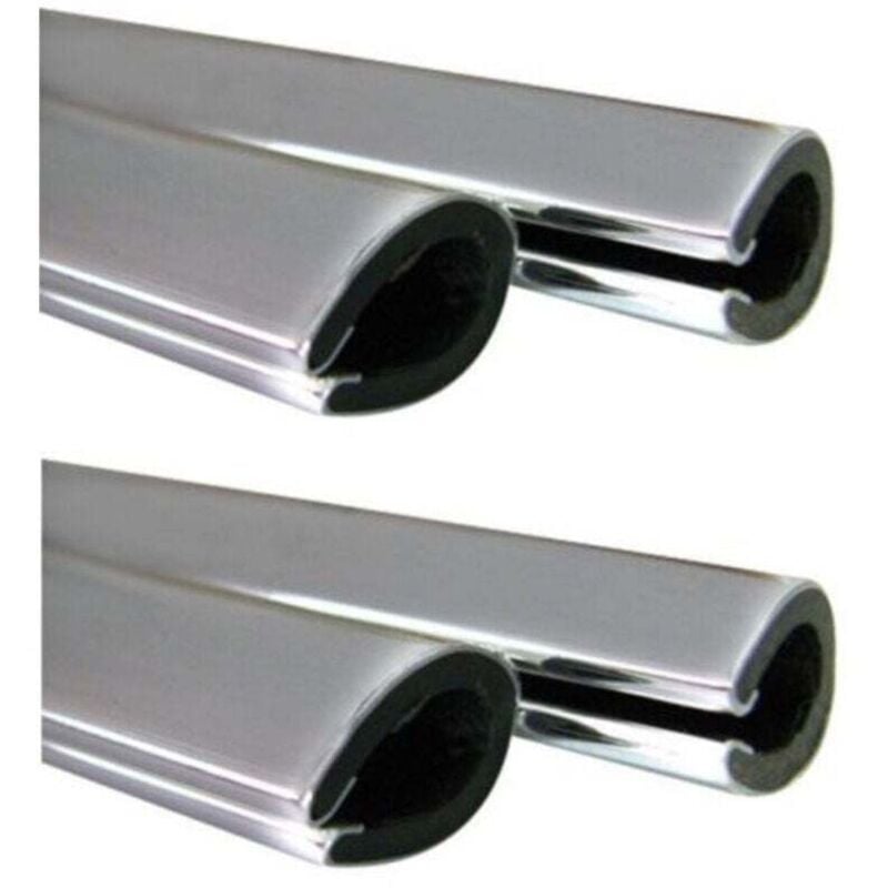 Image of Ymyny - Set 4 Tür Stoßstangenleiste Profil Auto Tuning Chrom 88cm 68cm -
