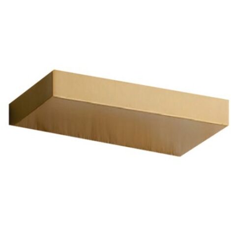YOANA A/P - APPLIQUE A PARETE OTTONE A LED 3000K 1500LM 15W DIMMERABILE METALLO E METACRILATO 18cm