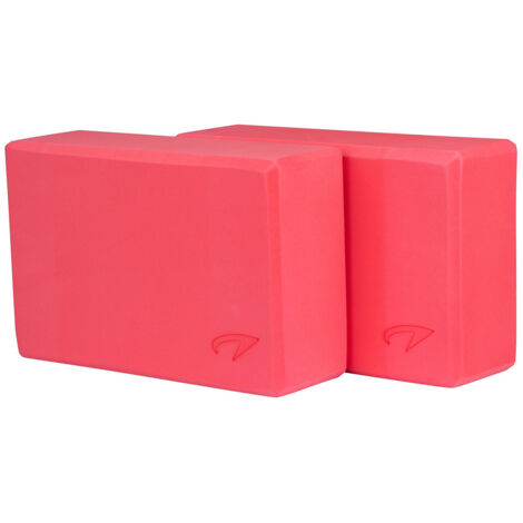 Yoga Block - Set mit 2 Stück - Pink