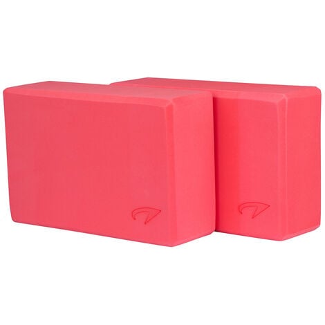 Yoga Block - Set mit 2 Stück - Pink