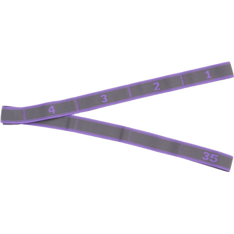 Yoga-Gurt für Damen – Multifunktionales Trainingsband, Grau/Lila
