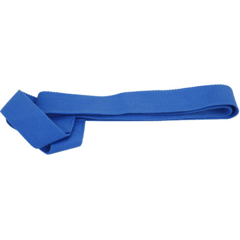 Yoga Strap Portable Adjustable Soft Light Easily Fixed Multifunctional Stretch Belt for CarryingBlue
