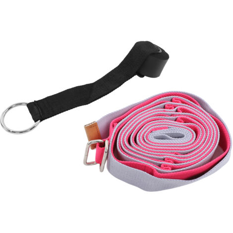 Yoga-Stretchgurt, Fitnessgürtel für Gymnastik und Tanz, Rot