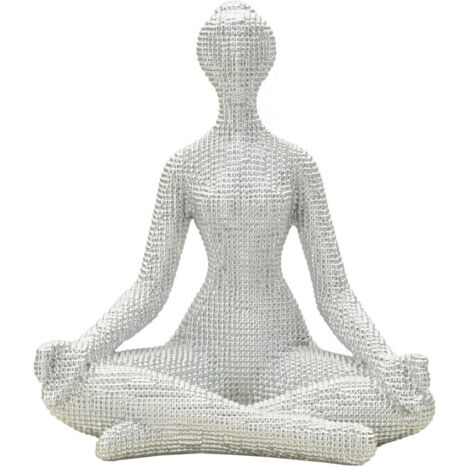 YOGA WOMAN SILVER CM 20,5X15,5X23